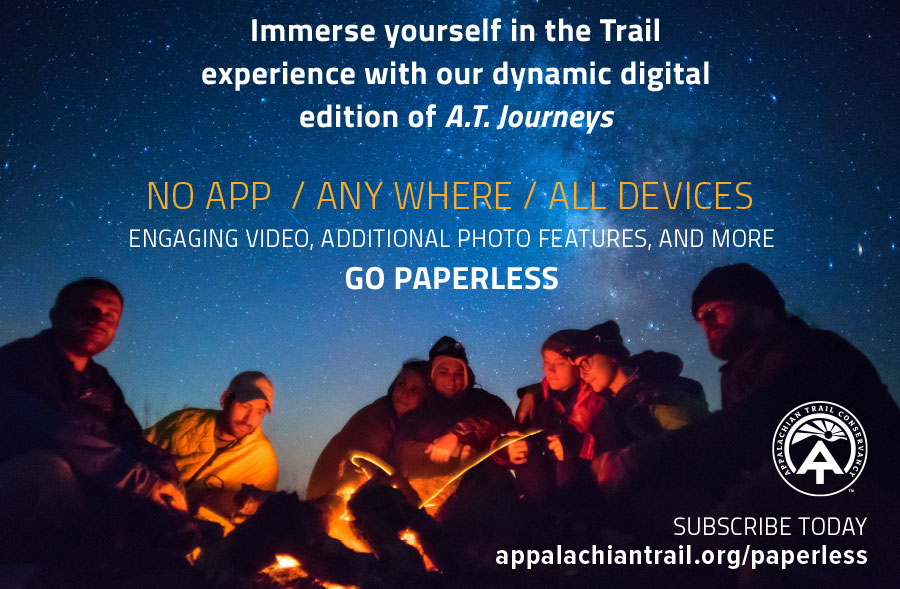AT Journeys Appalachian Trail Paperless Advertisement