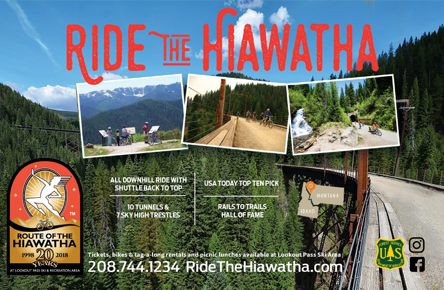 AT Journeys Ride The Hiawatha Advertisement