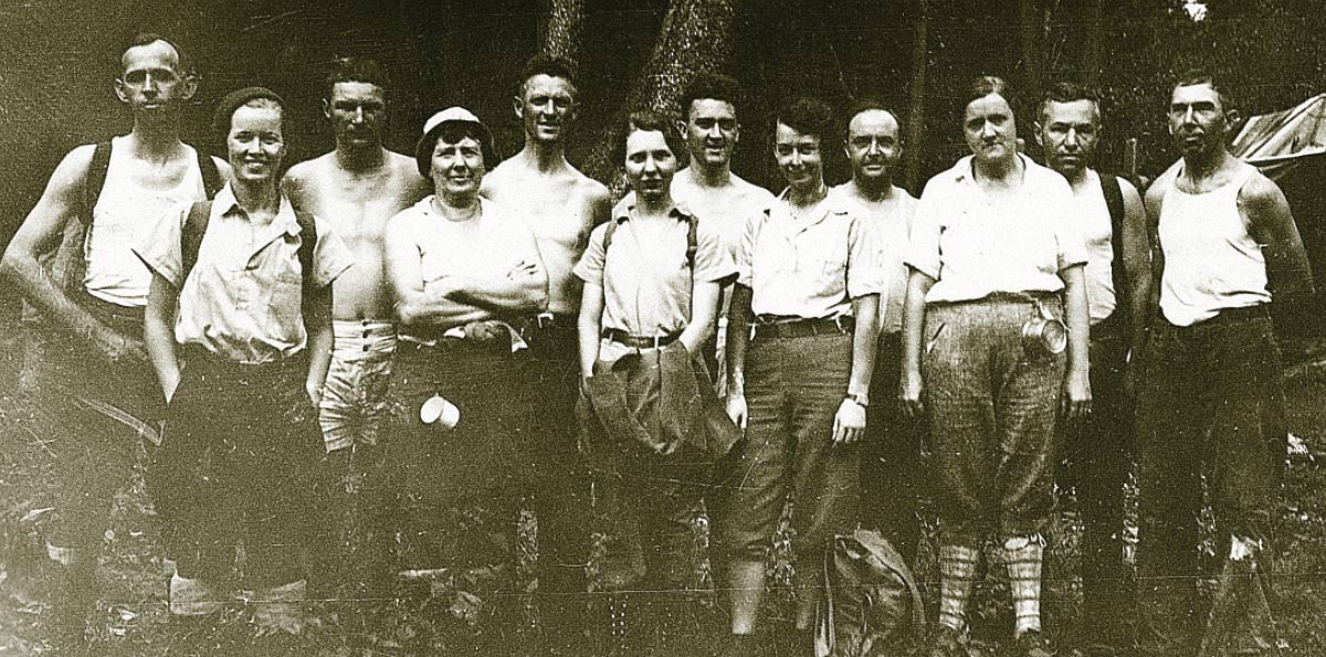 1933 Labor Day hike to Three Forks