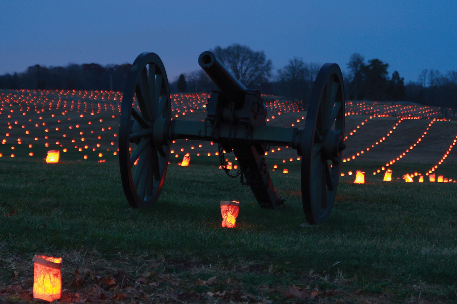Annual Antietam National Battlefield Memorial Illumination