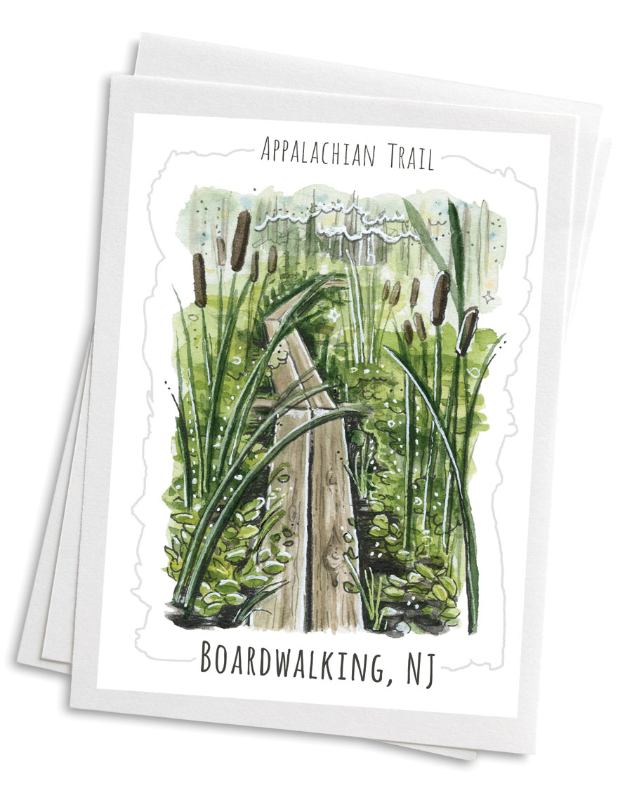 Appalachian Trail - Boardwalking, NJ art