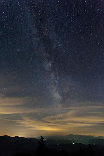 Milky Way from the A.T. Roan, Highlands – By Daniel Burleson