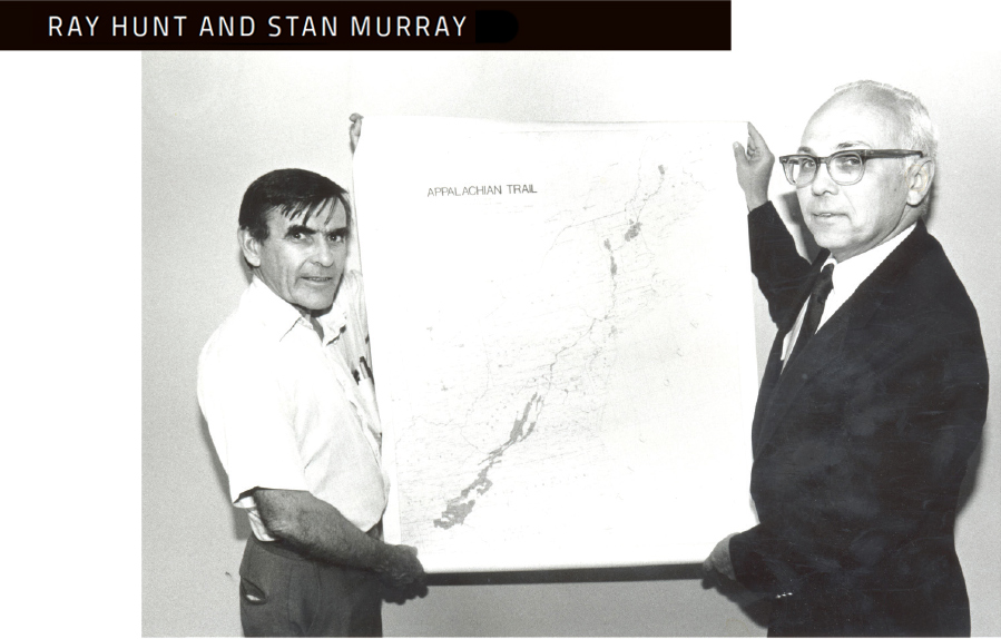 Ray Hunt and Stan Murray snapshot