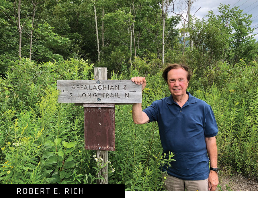 Robert E. Rich on the Appalachian Trail