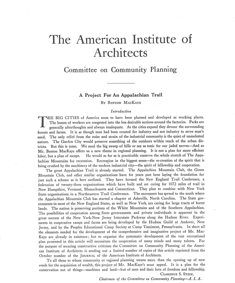 The Journal of The American Institute of Architects Page One