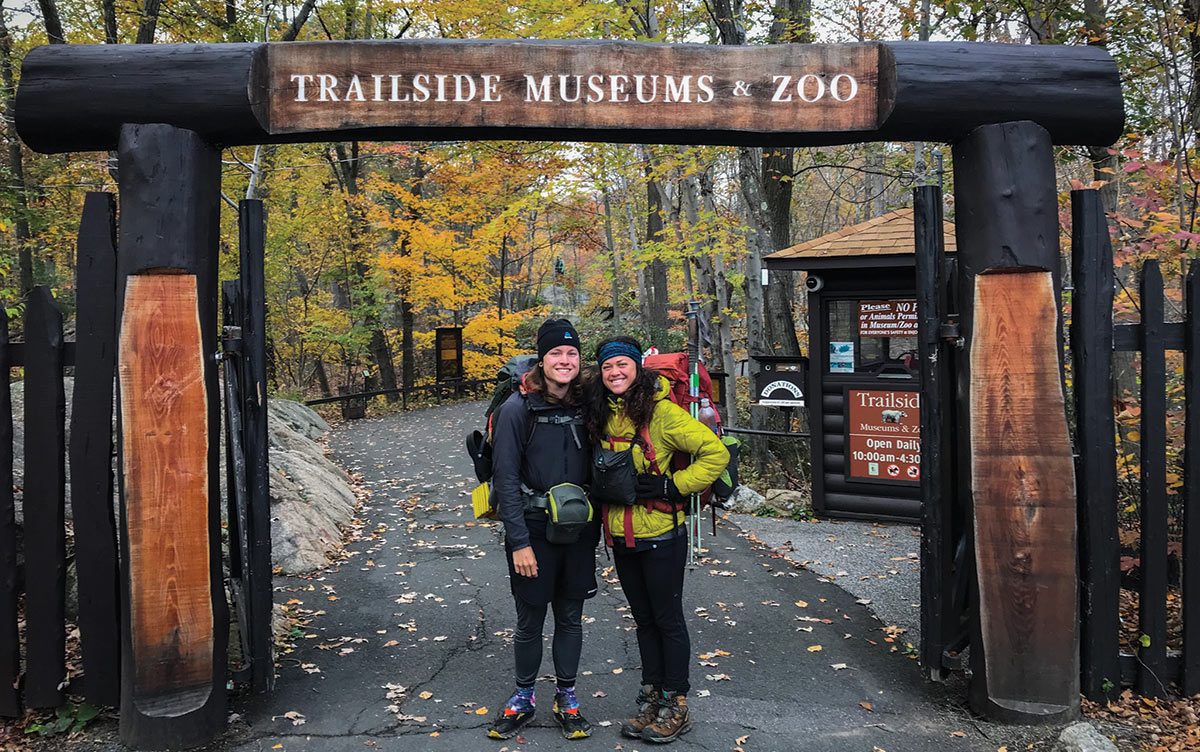 The couple at the Trailside Museum and Zoo in New York